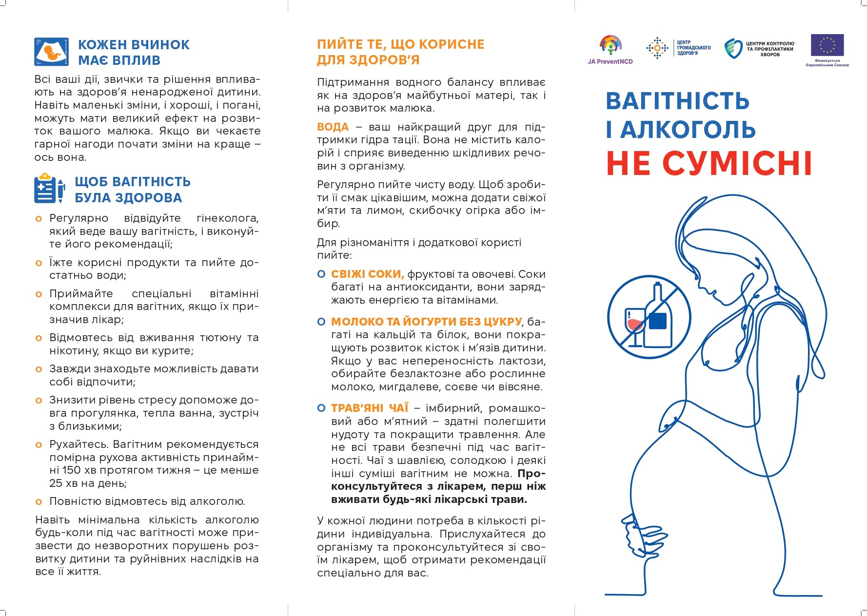 Вагітність і алкоголь не сумісні